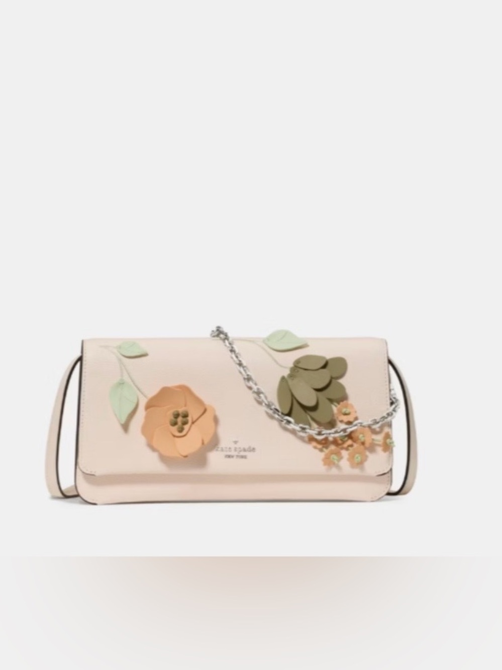 Kate Spade New York Ivy Floral Appliqué Crossbody – NWT